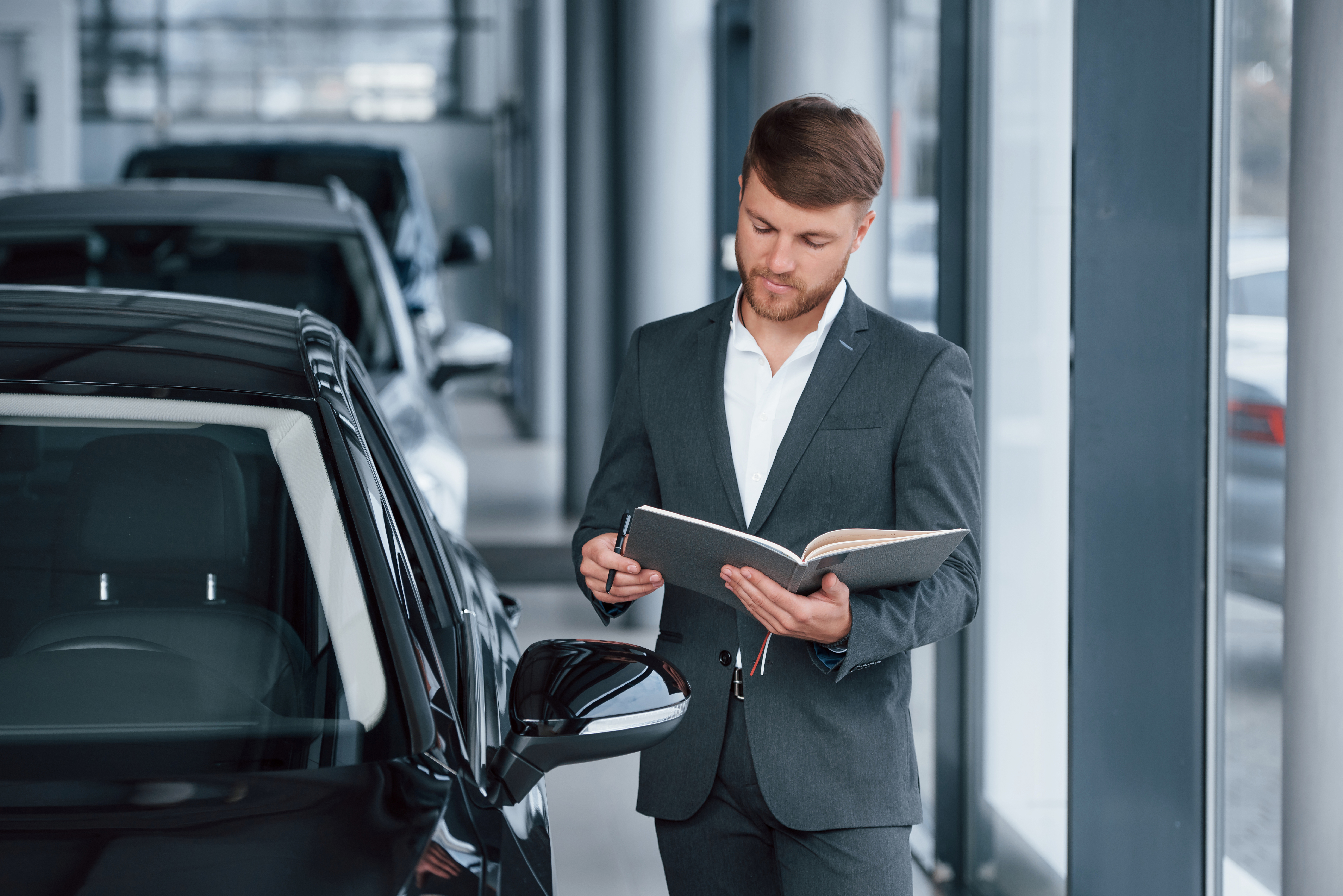 Valet parking prepared for an event